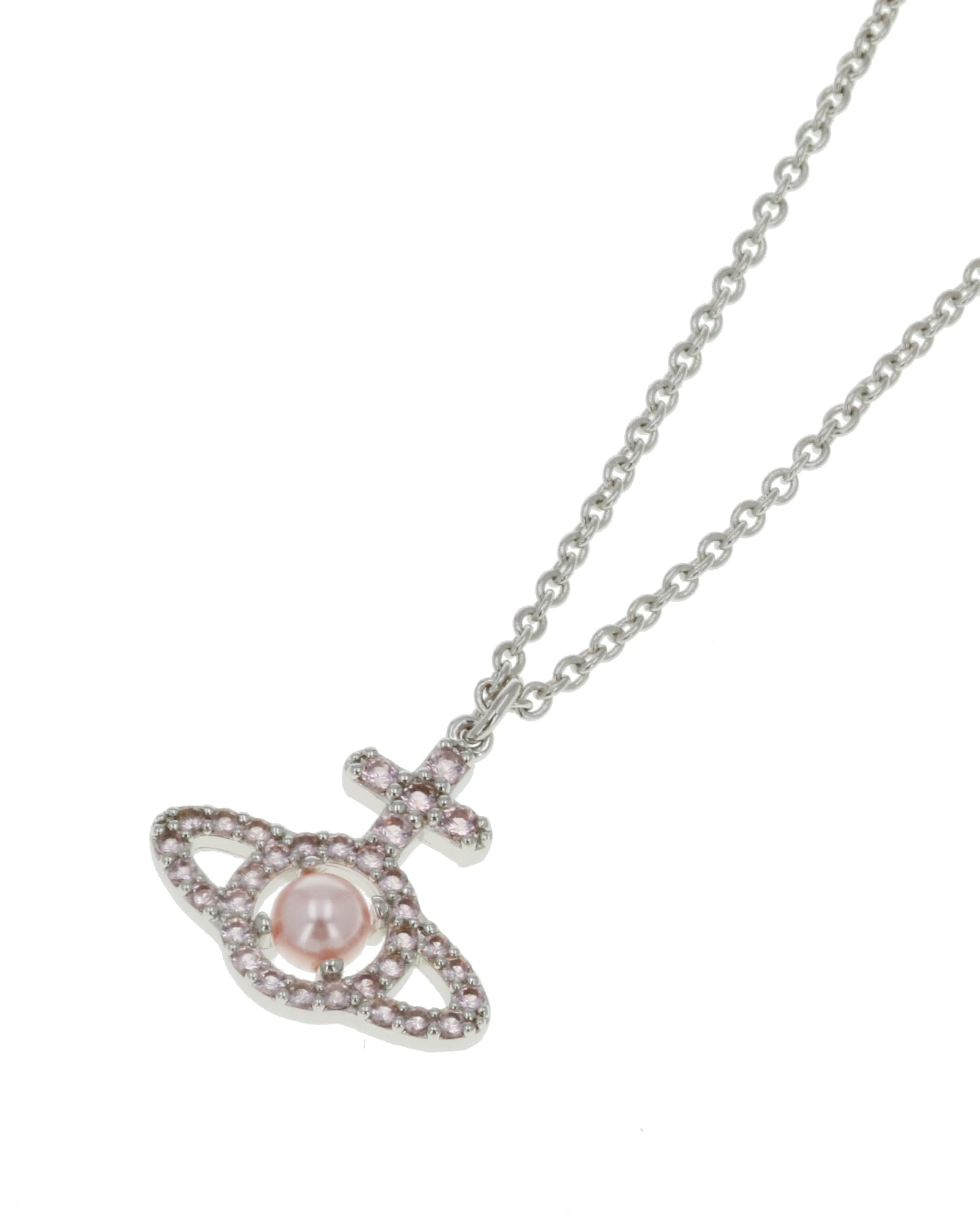 

Necklace OLYMPIA PEARL Brass [Vivienne Westwood] Women s 630203AR/02P583 [Item] срібний