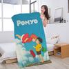 P-Ponyo On Cliff By The Sea CARTOON Microfiber Beach Towel Absorbent Quick Dry Soft Yoga Swimming Resort Mountain Climbing Towel