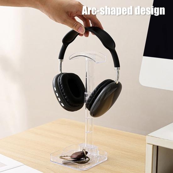 Universelt hodetelefonstativ Multifunksjonell telefonholder Spillhodesett Utstillingsstativ Skrivebordshenger Feste Organizer Hodetelefontilbehør