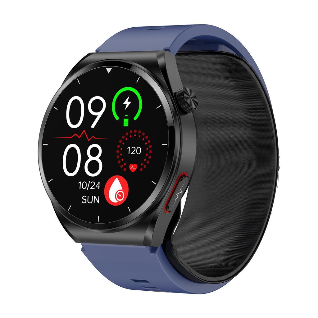 2025 S22 Smartwatch: Air Pump, Airbag, Accurate Blood Pressure, Voice Broadcast, ECG, Blood Sugar, Uric Acid Monitoring.