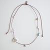 MERRYMOTIVE Peace and Love nature string necklace