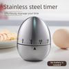 Egg Shaped Mechanical Timer 60 Minute Countdown Device for Baking Cooking Student Kitchen Helper