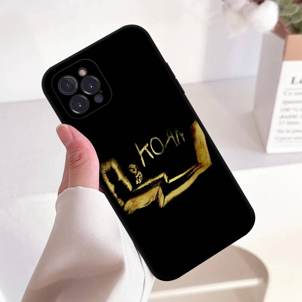 

K-Korn Rock Band Pattern Phone Case TPU Phone Case For Iphone17 Air 16 15 14 13 12 11 Pro Max Plus Cover Case iPhone 17pro max