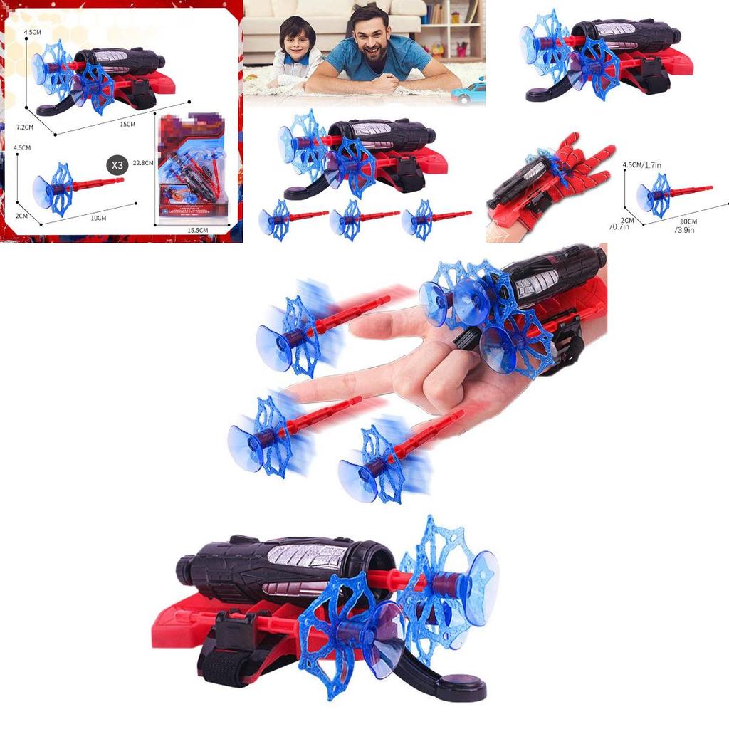 Spider-Man Kinder Plastik Cosplay Handschuh Werfer Set Für Fantasievolles Spielen Und Spaß