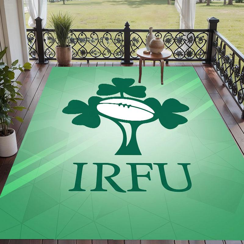 Soft Floor Carpet Ireland Rugby Pattern Area Rug Decorative Mat For Home Room Decoration