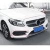 4Pcs Glossy Black Front Air Vent Cover Trim Fit for Mercedes-Benz C Class 2015-2018