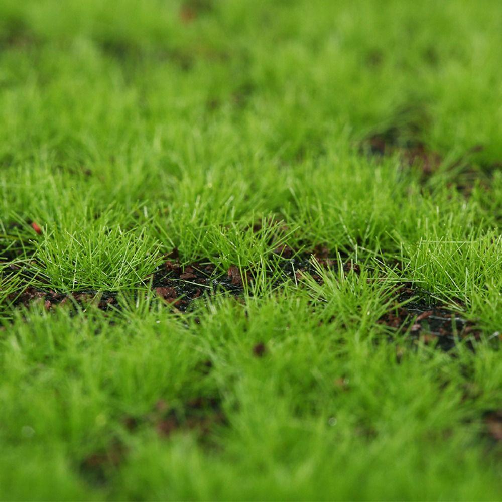 Durable Fake Moss Grass Turf DIY Fake Green Grass Mat Outdoor Grass Mat Simulation Moss Sheet  Wall