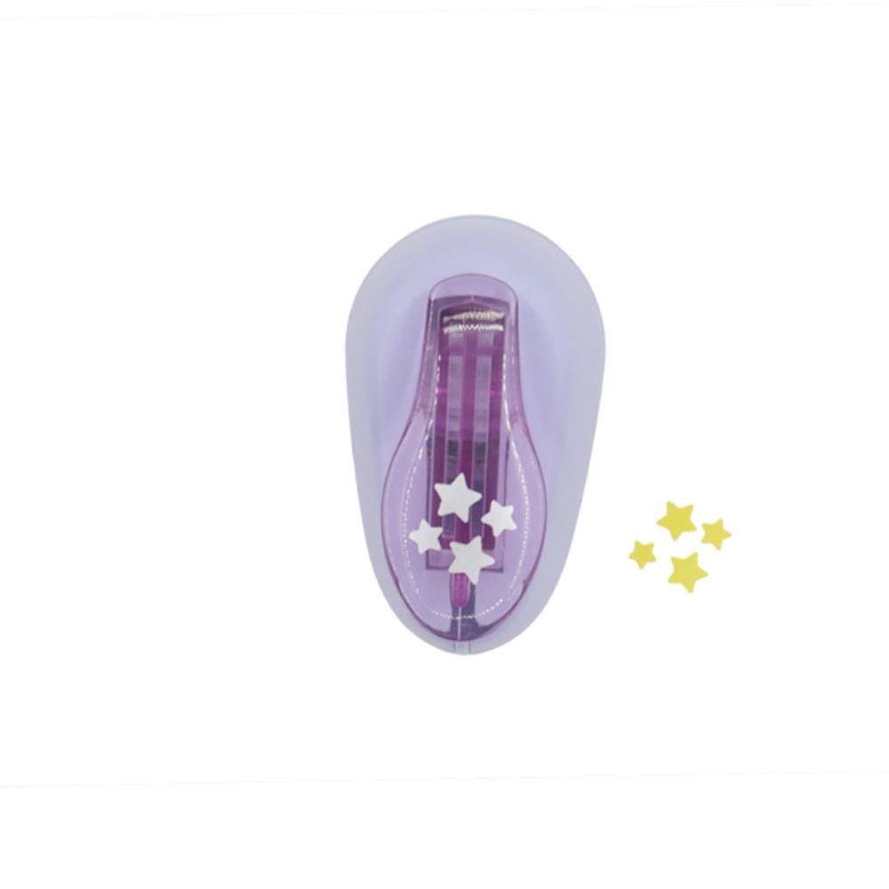 Máquina de Repujado de Papel de Ahorro de Mano Herramientas de Corte de Papel con Forma de Estrella Regalo Educativo