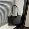 Womens Oversized Shoulder Bag With Stitching Detail For Street Style Fashion