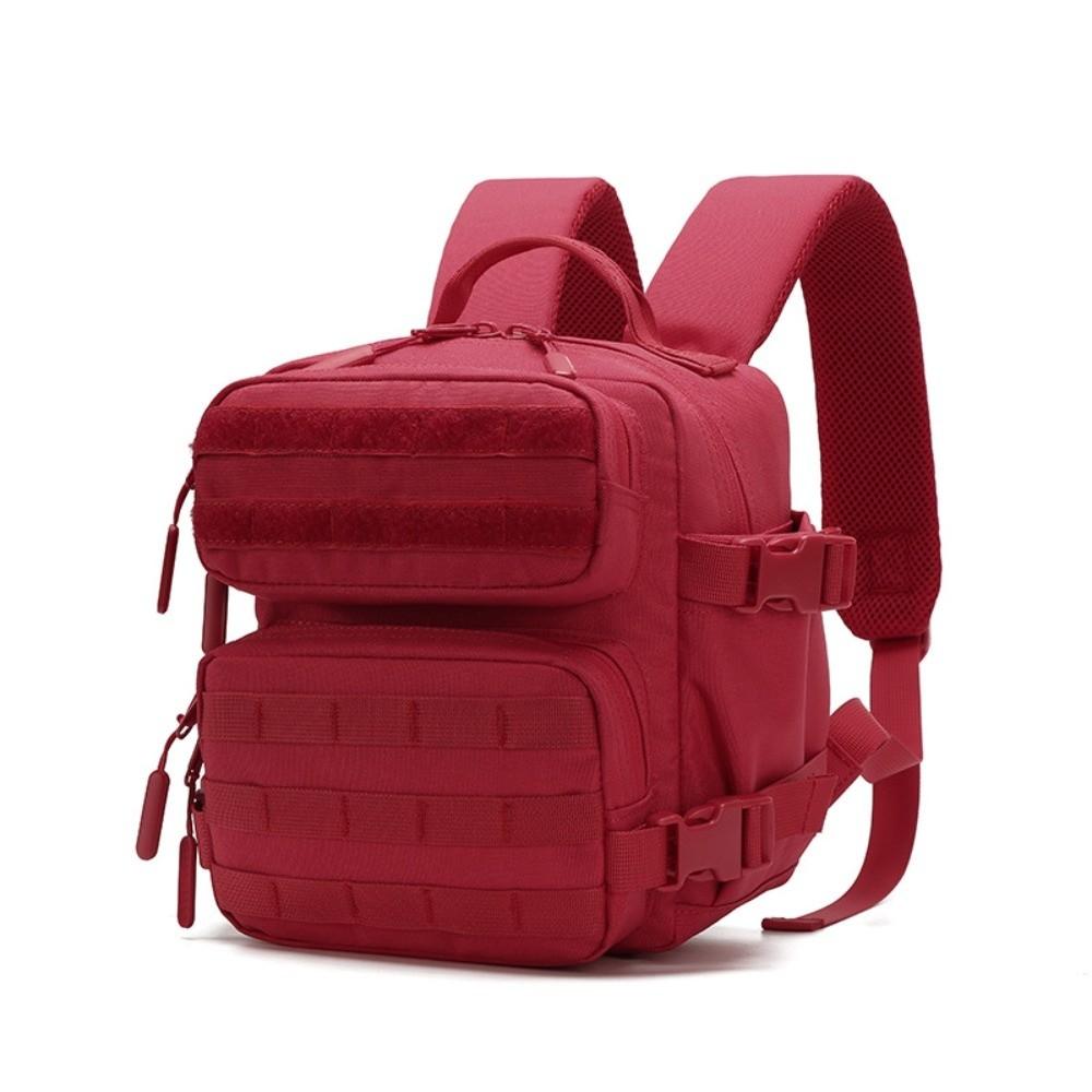 9L Capacity Fitness Backpack 900D Material Lightweight Mountaineering Backpack Portable Water Bottle Holder Portable Backpack красный