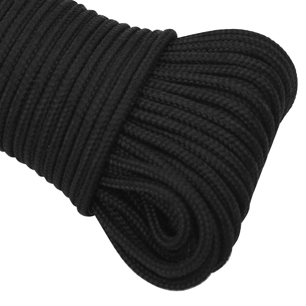 Boat Rope Black 3 mm 25 m Polypropylene