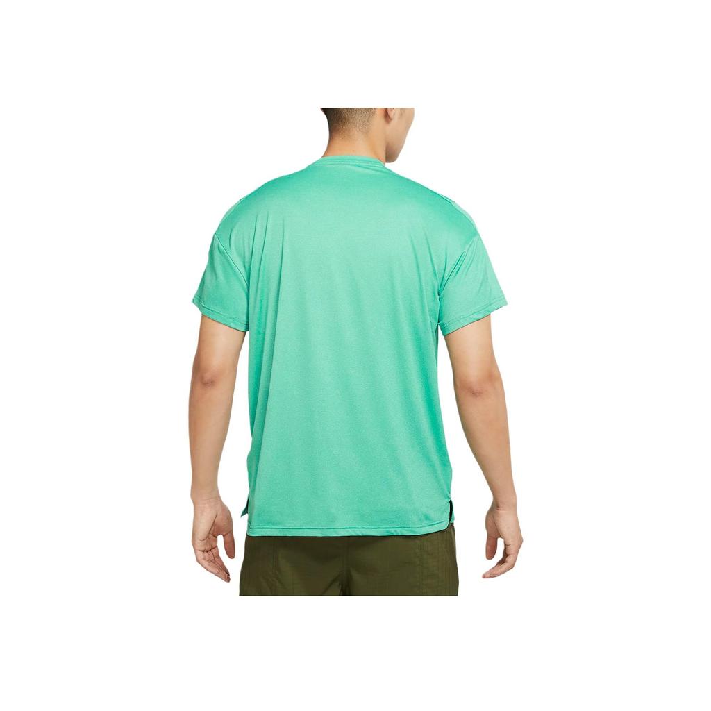 Nike Logo Sports Casual Breathable Short Sleeve T-Shirt Men Tops Aqua-Green CZ1182-370