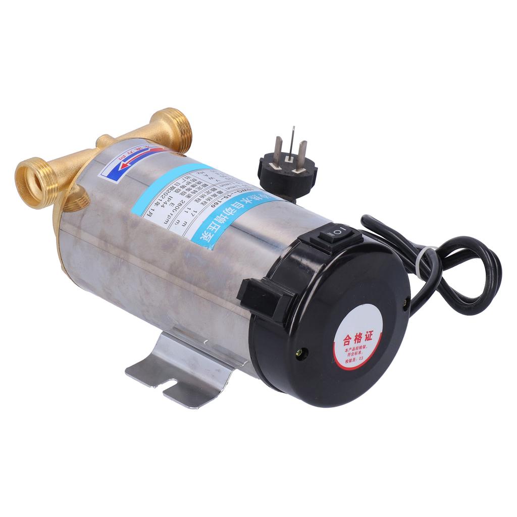 Booster Pump Yellow Adjustment Automatic Cold and Hot Water Boost 160W