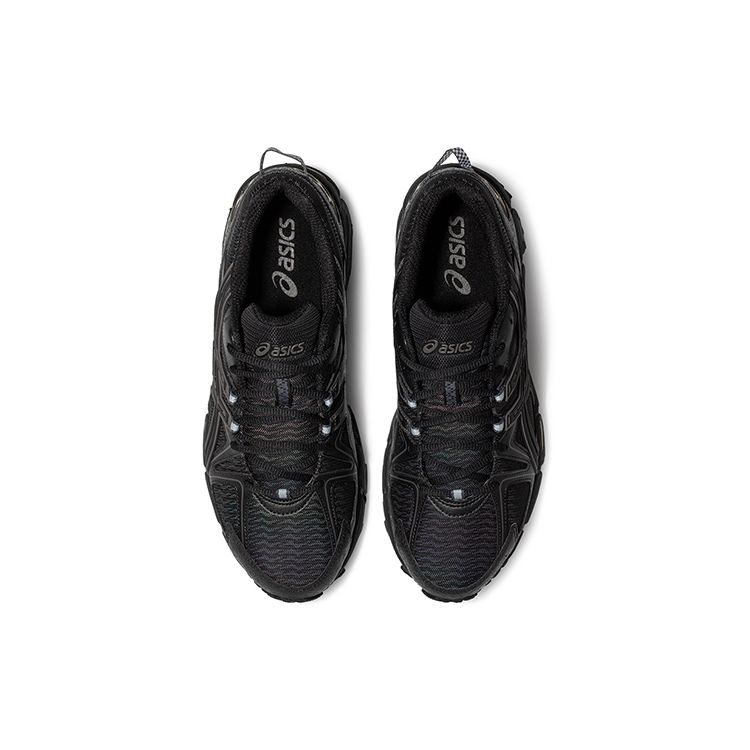 Asics Gel-Kahana 8 Pohodlná venkovní tkanina Syntetická kůže Nízké tenisky na krátké vzdálenosti Pánské tenisky Černá 1011B109-005