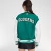 New MLB Baseball Jacket Unisex Green 3AJPV0634-07GNS