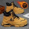 Winter velvet high-top dad shoes thick soles heightened thickened warm cotton shoes sports shoes