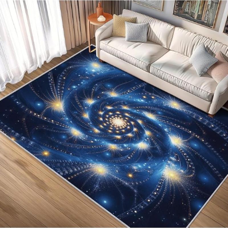 Natural Wood Grain Pattern Carpet Warm Brown Beige Color Tree Rings Design Cozy Home Decor Rug for Living Room Floor