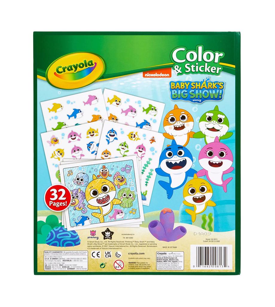 Crayola Baby Shark Coloring Book 04-0813