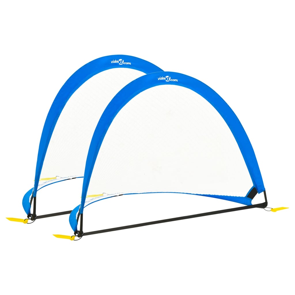 Vidaxl Buts d'Entraînement de Football, 2 Pcs, 119X82X84,5 Cm