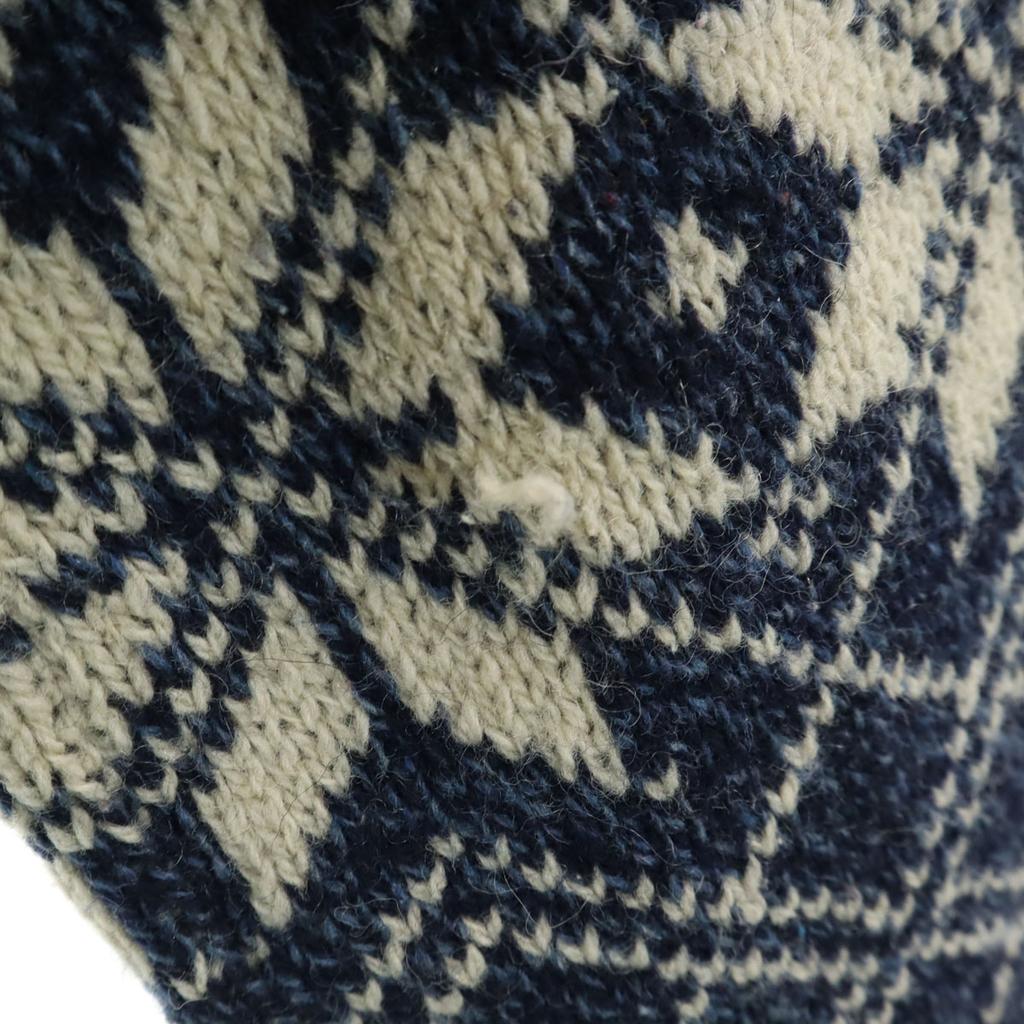 ROYAL NORTH MILLS OUTFITTERS 80s 90s Made In USA Old Nordic Pattern Long Sleeve Sweater Men's Used