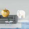 Modern Resin Elephant Figurine Sculpture Art for Tabletop Bookshelf Dining Room Bedroom Office