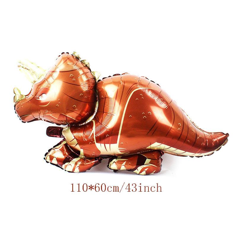 Aluminum Foil Walking Dinosaur Balloon Jungle Children'S Animal Birthday Party Decorated Jurassic Dinosaur Toy