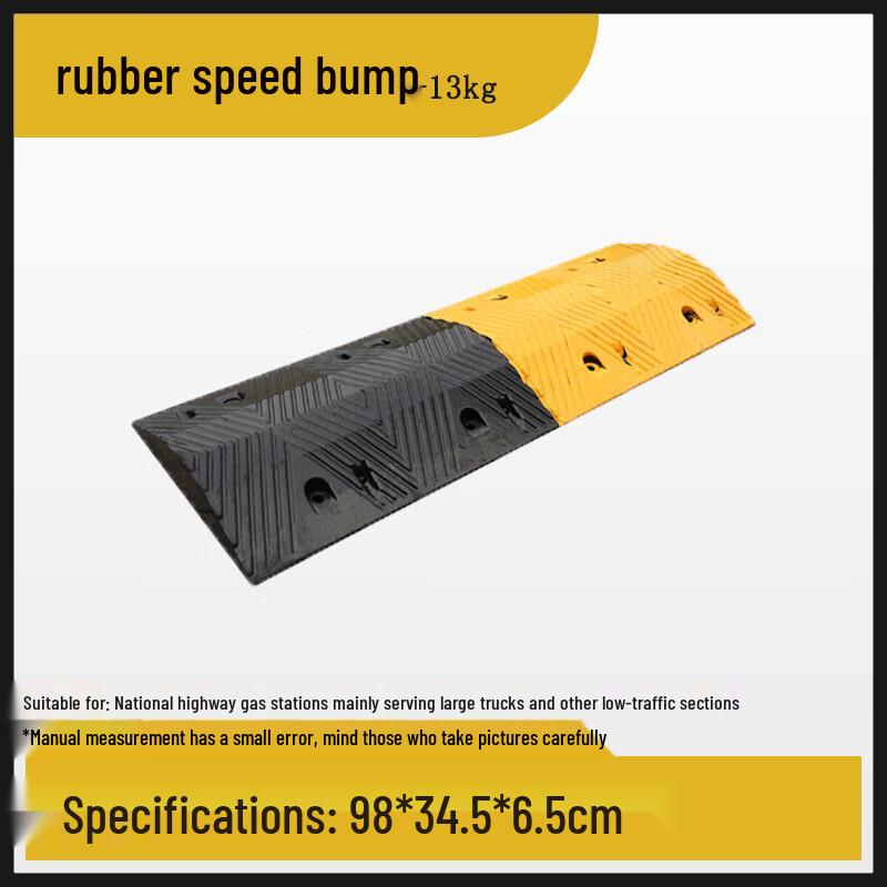 Brangdy Rubber Road Speed Bump 100x35x7 cm