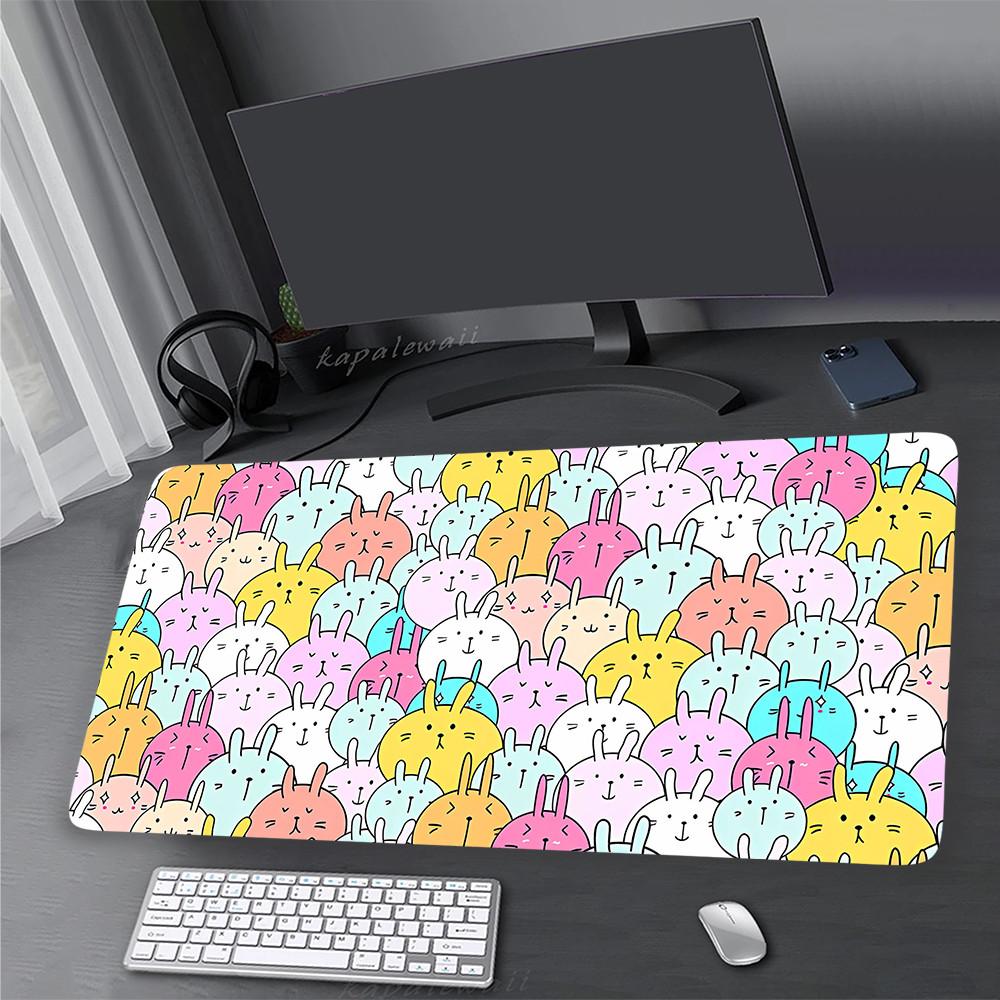 For All-Day Comfort Kawaii Cute Cat Mouse Pad Gaming Laptop Game Pads Mouse Mat Home Office Mousepad Desk Pad 900x400mm