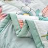New Washed Cotton Summer Quilt Air Conditioning Core Printed Small Fresh Quilt Fresh Breathable Quilted Duvet Bedding