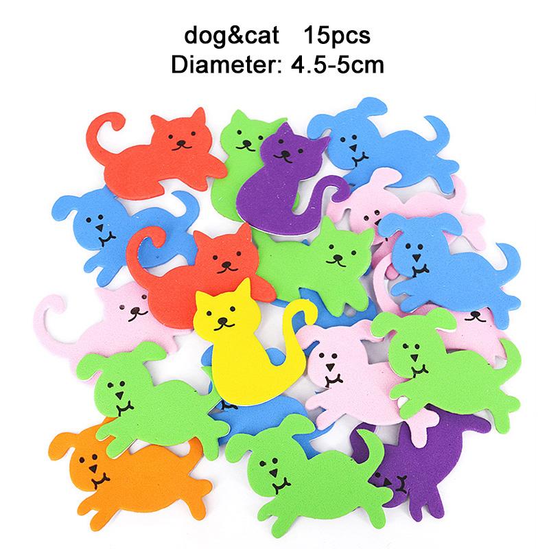 Sponge Sticker EVA Foam Children Handmade DIY Decorative Stickers Self-Adhesive Cartoon Style Soft Birthday Gifts Rewards TMZ