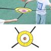 Interaktives Wurf- und Fang-Sportspielzeug Tailgating Roundnet-Spiel Outdoor Hüpfendes Kinder-Netzbeutel-Spielzeug Fangspiel Rasenspiel Gelb