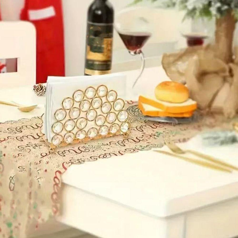 Nordic Style Serviette Holder Luxury Tissue Dispenser Practical Napkin Rack  Living Room