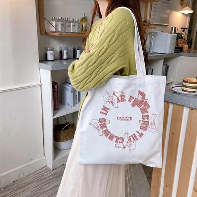 2022 moda casual praia outing sacos de ombro meninas moda sacos de compras kawaii bonito sacos de compras sacos de lona handb