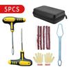 Car & Motorcycle Vacuum Tire Repair Kit with Rubber Strips & Quick Glue