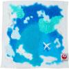 Marushin Hand JAL Japan Blue Sky 6205001800 Towel, Airlines, Flight, 25x25cm, 100% Cotton,