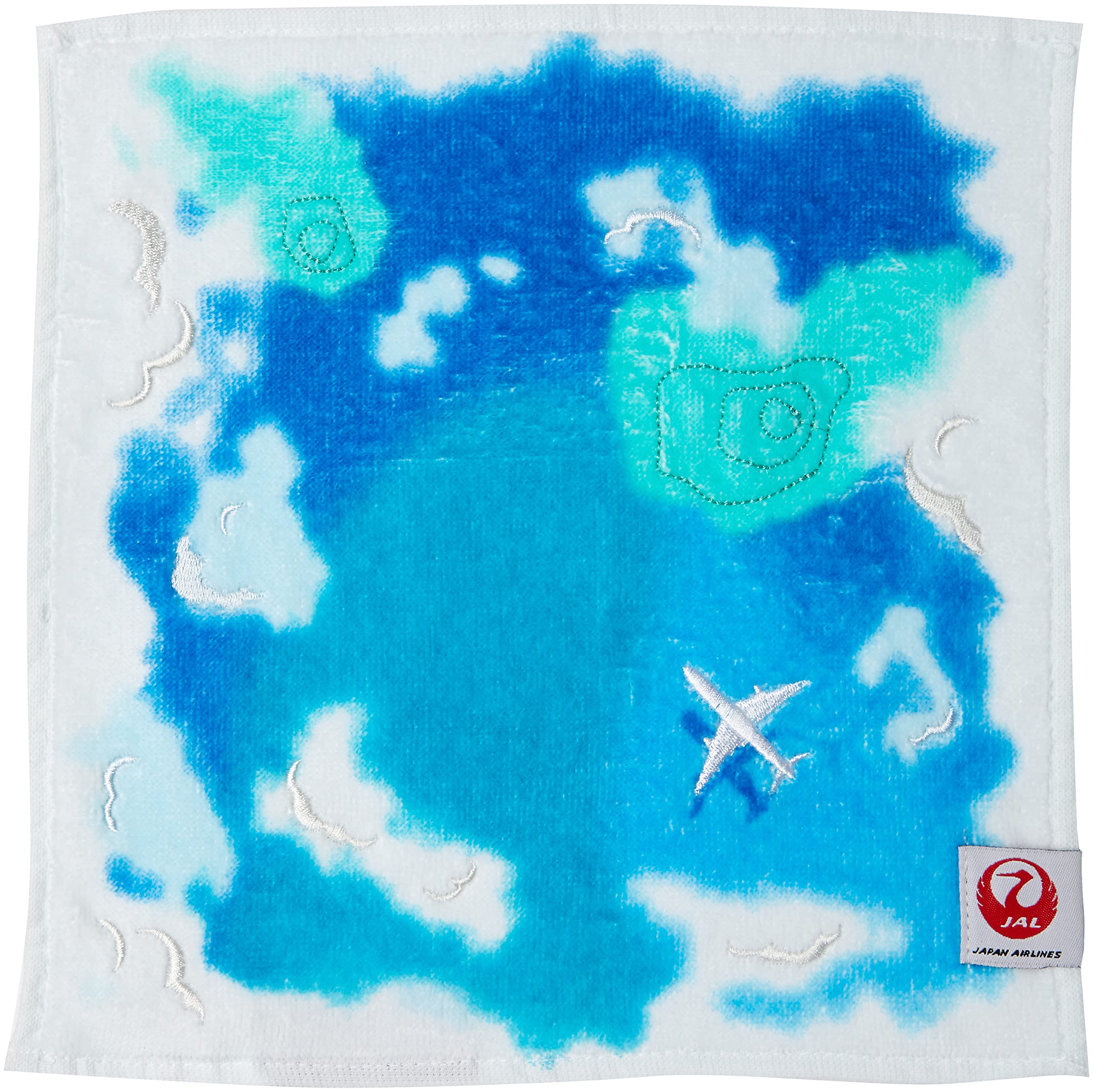 

Marushin Hand JAL Japan Blue Sky 6205001800 Полотенце, Авиалинии, Полет, 25x25см, 100% Хлопок,