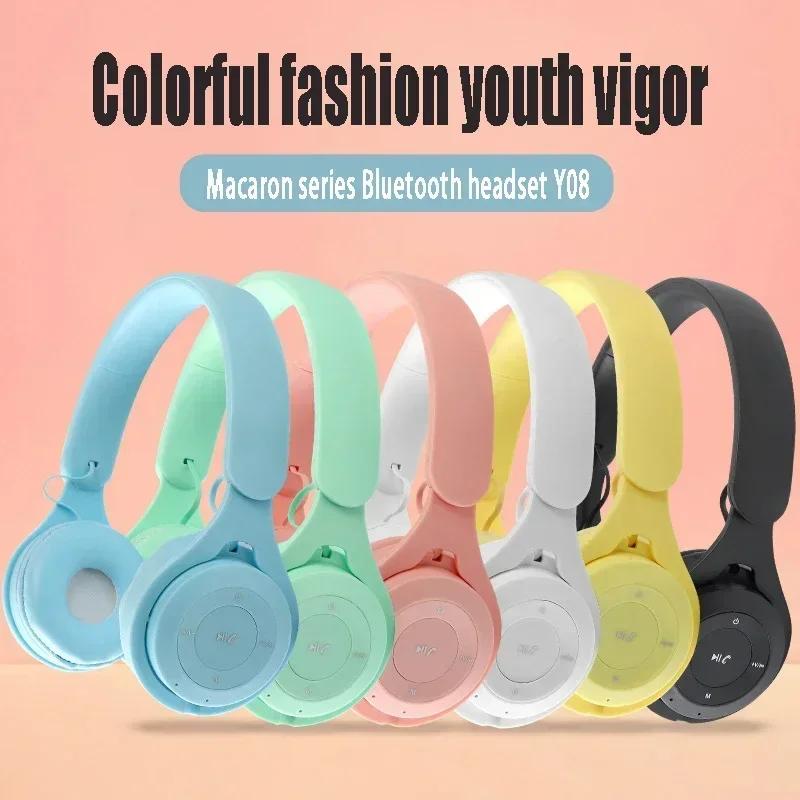 Xiaomi Macarone Wireless Bluetooth Headphones With Microphone Sound Insulation Gaming Earphone Hifi Bass Earbuds Blutooth5.3 Hedset