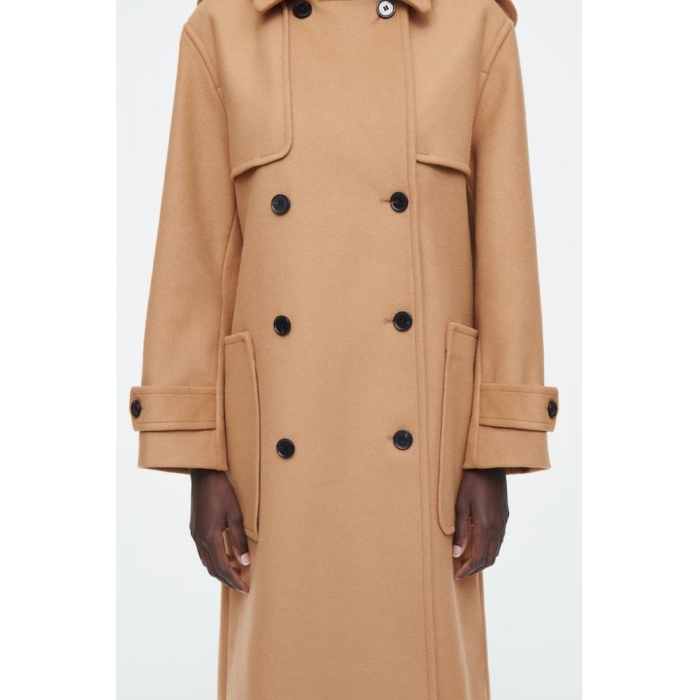 Cos Japan Hooded Wool Duffle Coat