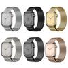 Magnetic Loop Band for Apple Watch Series 11 10 42mm / 9 8 7 41mm / SE3 SE2 SE 6 5 4 40mm / 3 2 1 38mm Stainless Steel Watch Strap Needle-Link Design