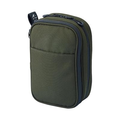 LIHIT LAB Cordura Gadget Tool Dubbel Pennficka, Ficka, Olivgrön, A7765-22