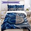 Brighton & Hove Albion Football Printed 3 Pieces Bedding Set, Comfortable Skin Friendly Bedroom Duvet Cover Set