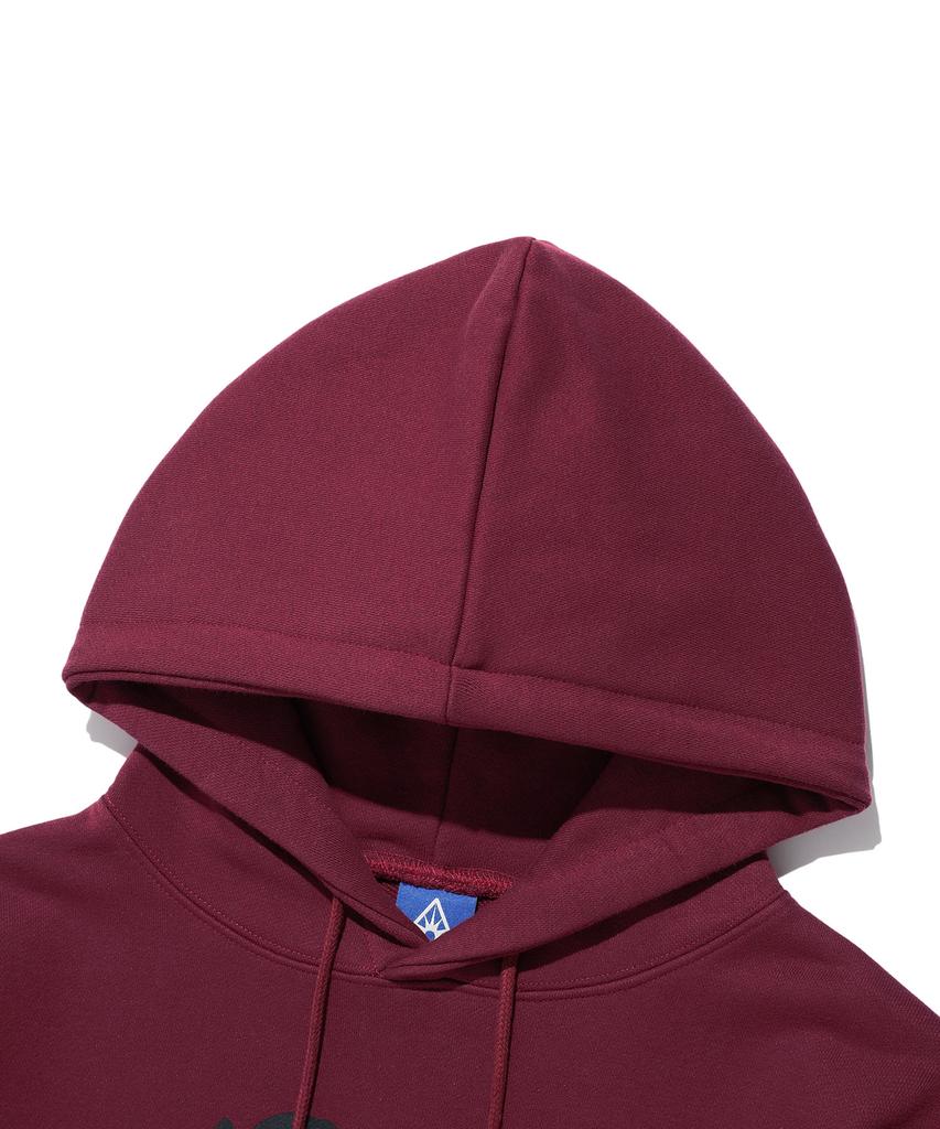 Ik Tag Logo Hoodie_Burgundy(Ik2Efmm415A)