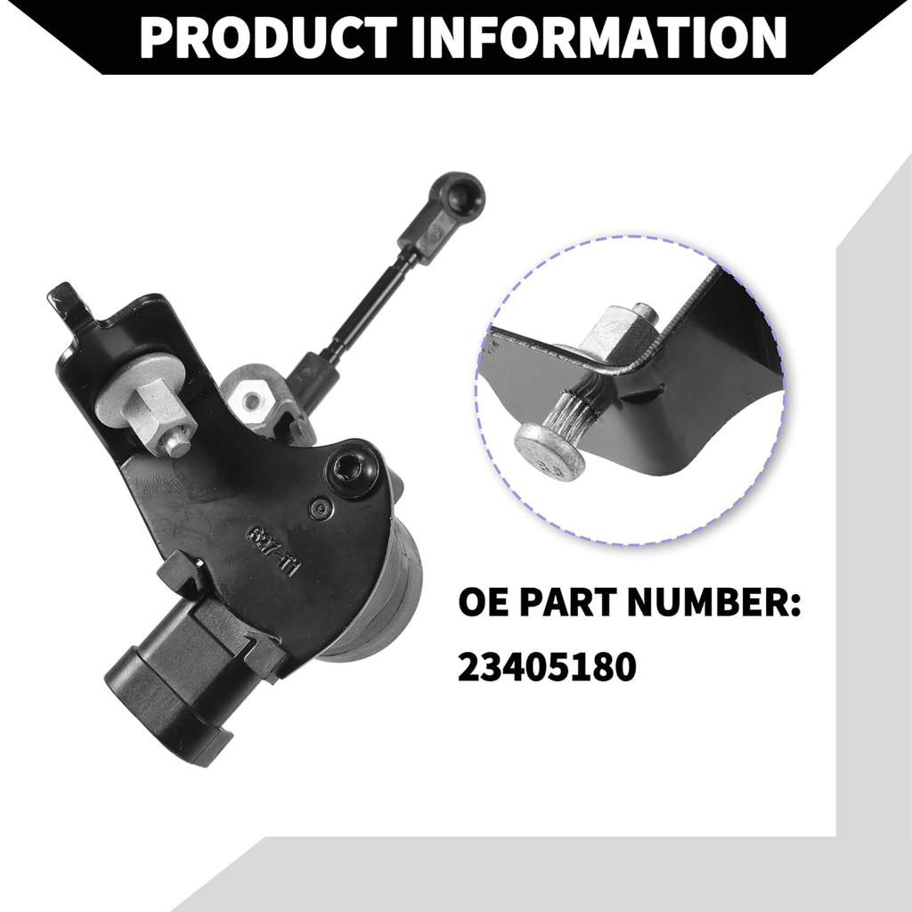 No.23405180 Suspension Ride Height Level Sensor for Chevrolet Camaro 2016-2023 / Front Left Headlight Level Sensor/Durable Metal / 1 Pcs Black