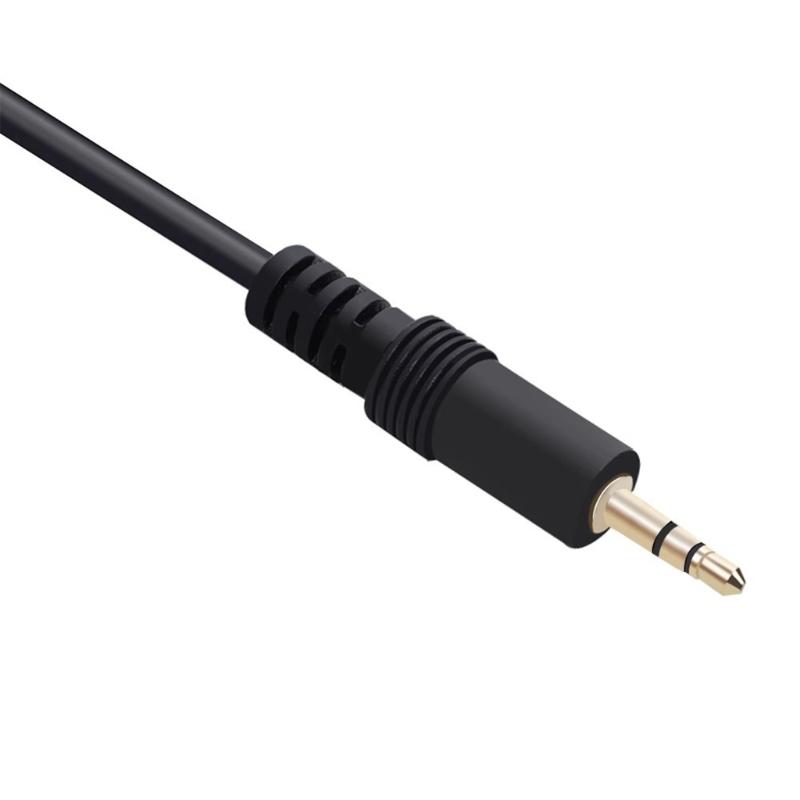 3.5mm Stereo Sound Male Jacks To 3 Pin AV Screw Terminals Adapters Cable With Gold Plateds Connectors 30cm