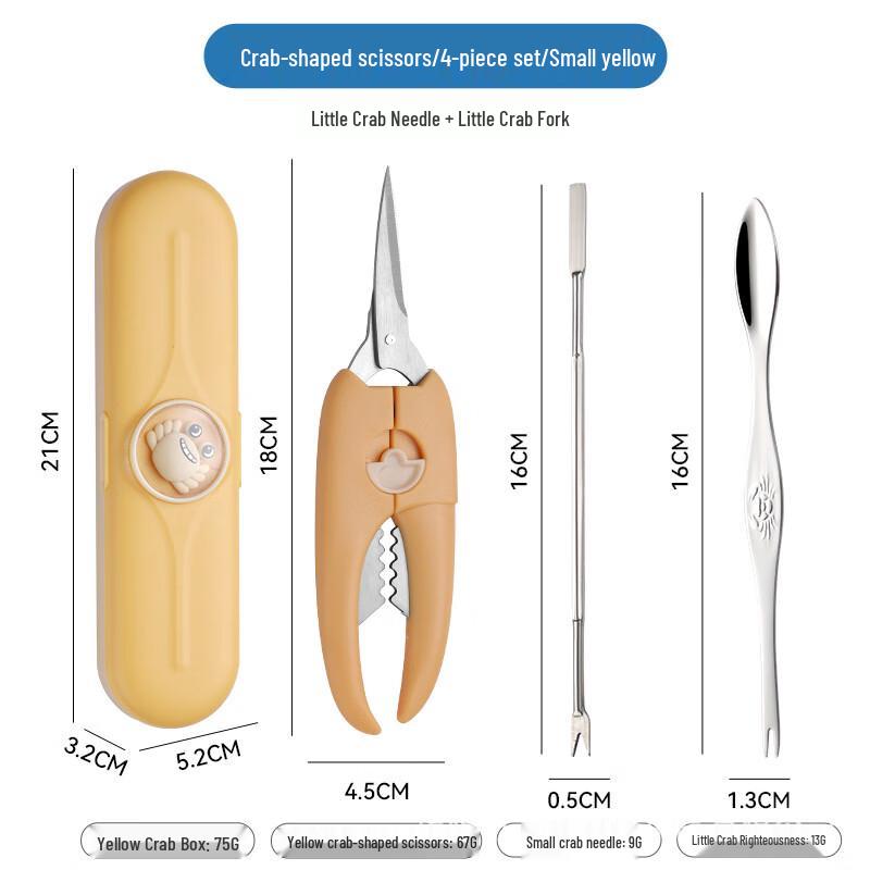 Zhishi 4-Piece Crab Eating Tool Set