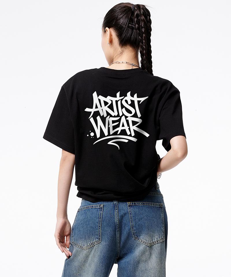 ARTISTWEAR [Atw] Tagging Logo Short Sleeve T-Shirt