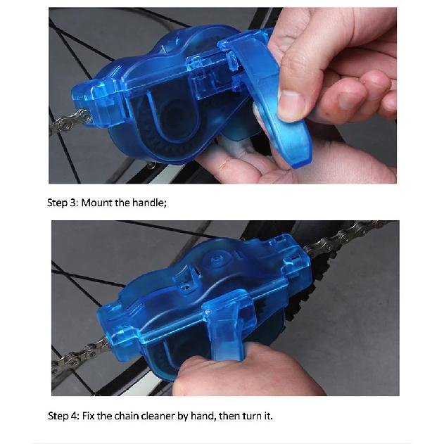 Kettingreiniger Motorfiets / Fiets Olievlek Opberg Gereedschapskist Kettingreinigingsmiddel Olie Anti-spat Gereedschapsset Kettingsmeermiddel Anti-spuit