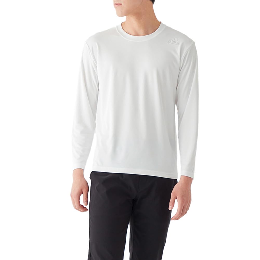 

Adidas White Long Sleeve Shirt with Wild Crew and Logo Men s Silhouette, Neck, Moisture-Wicking, Quick-Drying Design, One-Point білий