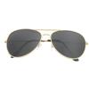 Men Retro Pilot Sunglasses Big Frame Oversized Metal UV400 Reflective Lens Trendy Driving Shades for Women