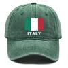 1 Pcs Flag Of ITALY Print Adjustable Baseball Caps Washed Cotton Caps For Woman Unisex Vintage-Inspired Snapback Baseball Hat